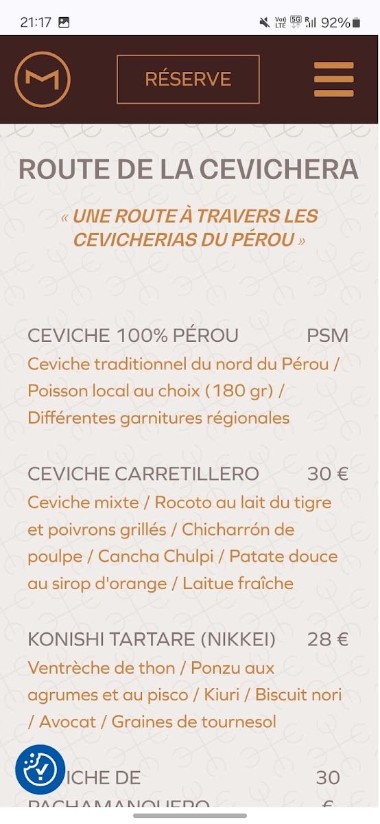 Menu - Maymanta | Barcelona photo 10