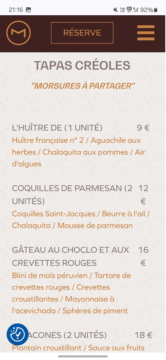 Menu - Maymanta | Barcelona photo 6