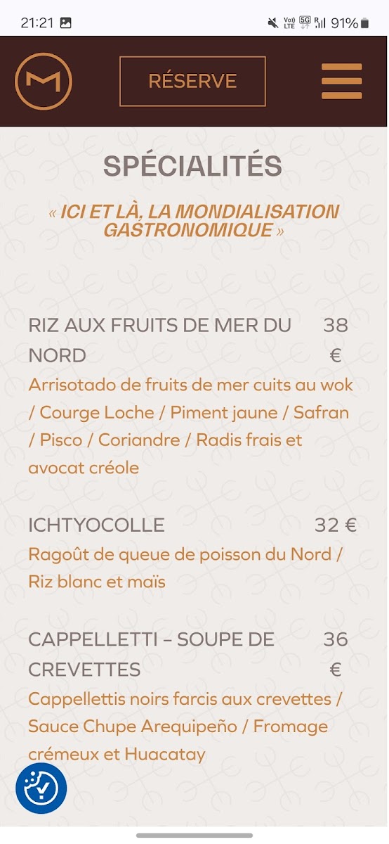 Menu - Maymanta | Barcelona photo 9